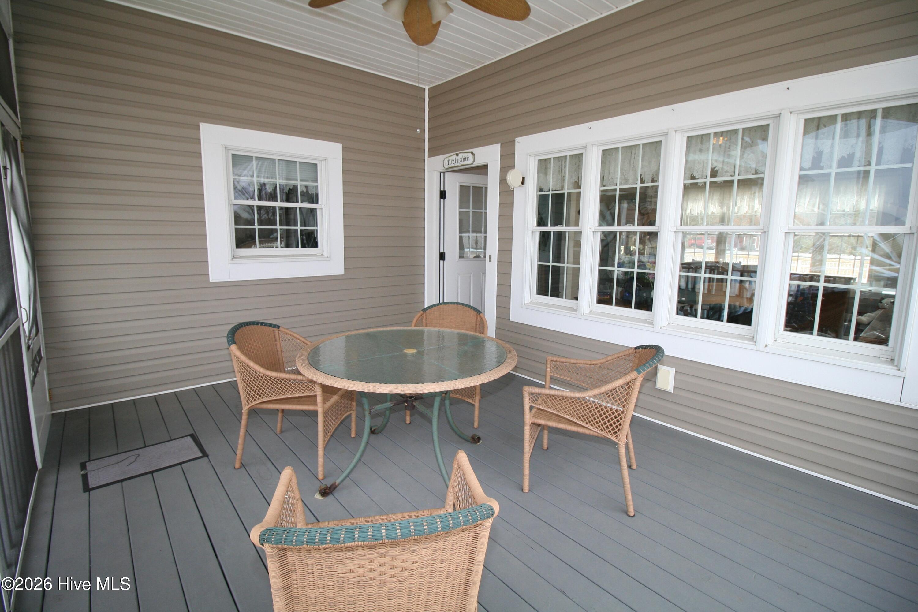259 Fairlane Road Plymouth, NC 27962 - Photo 17 of 33 Screened Porch off of Sunroom Bonus Room