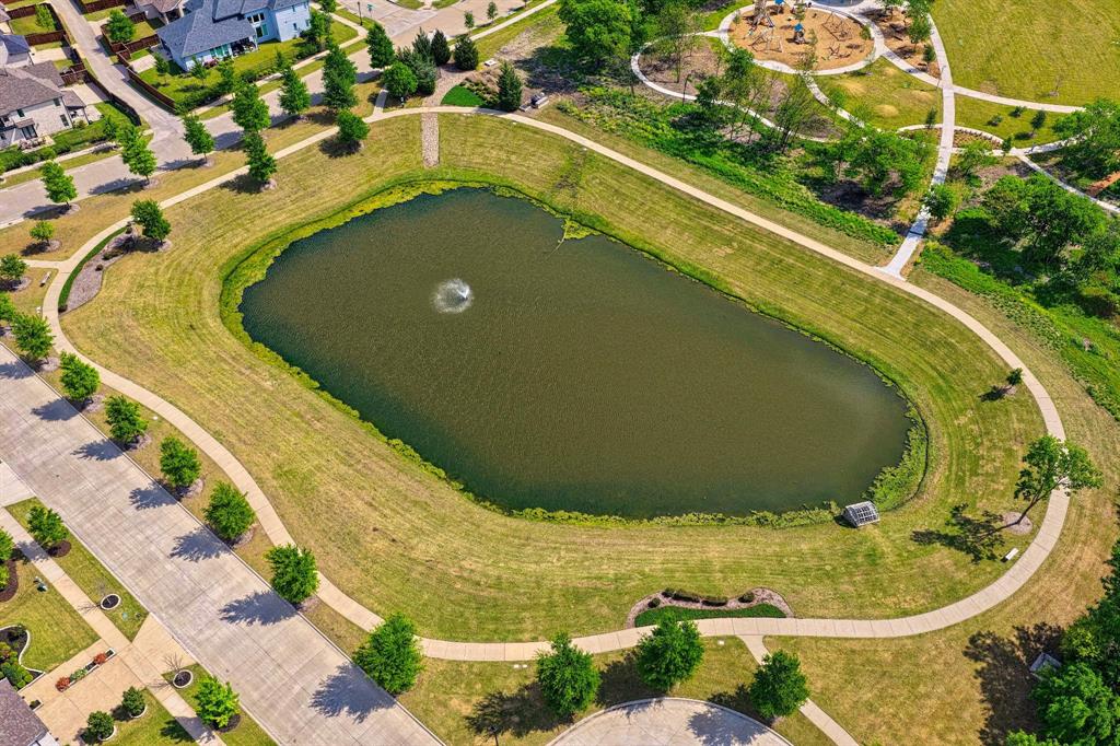 15018 Crape Myrtle Road Frisco, TX 75035 - Photo 39 of 40 Pond with central fountain feature
