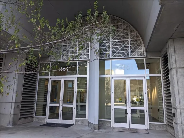 front view of a large building