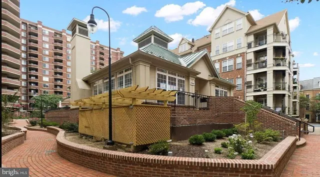 a view of a building with outdoor space