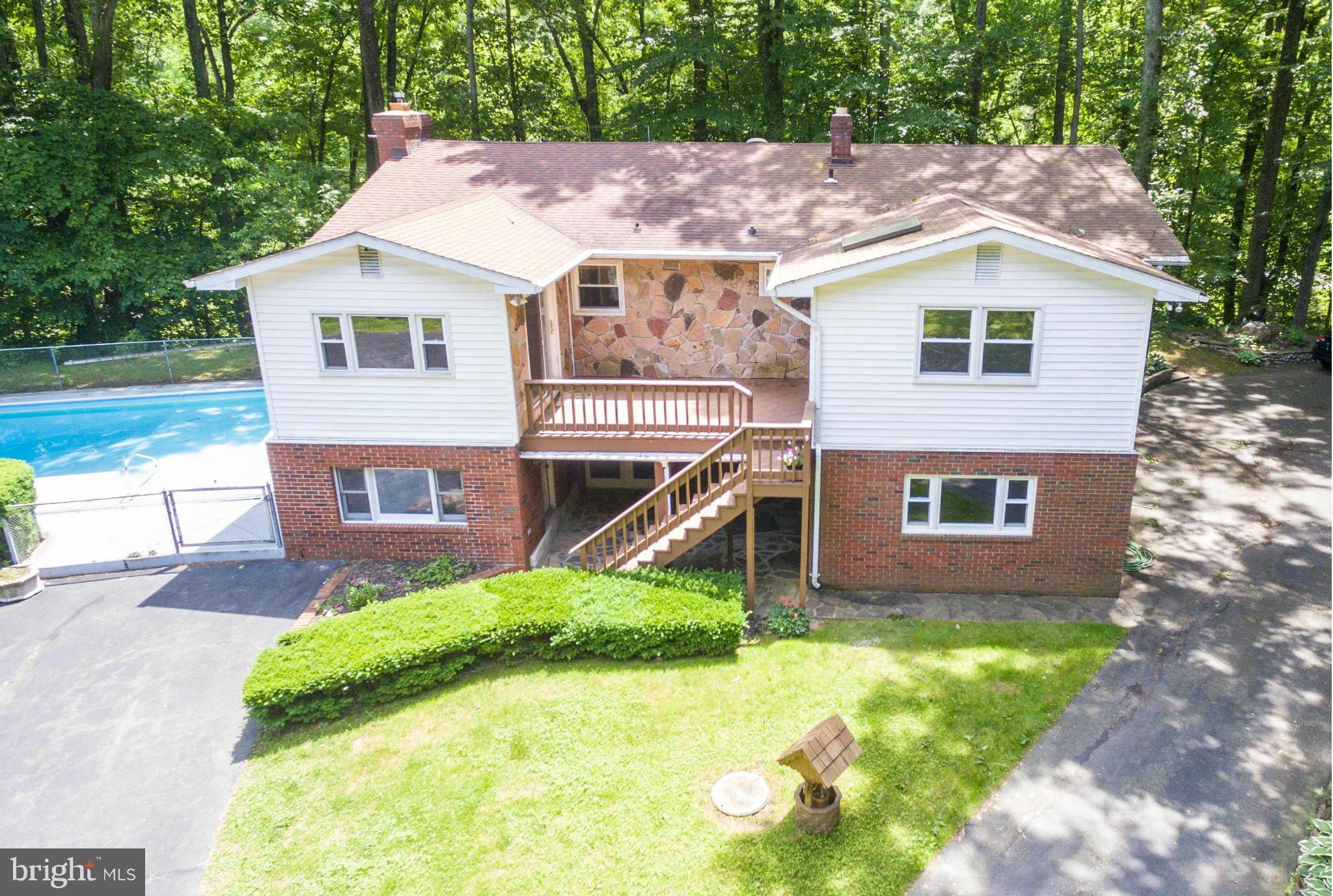 12900 Harford Road Hydes, MD 21082 - Photo 2 of 30 EXTERIOR OF THE HOUSE FROM A DRONE
