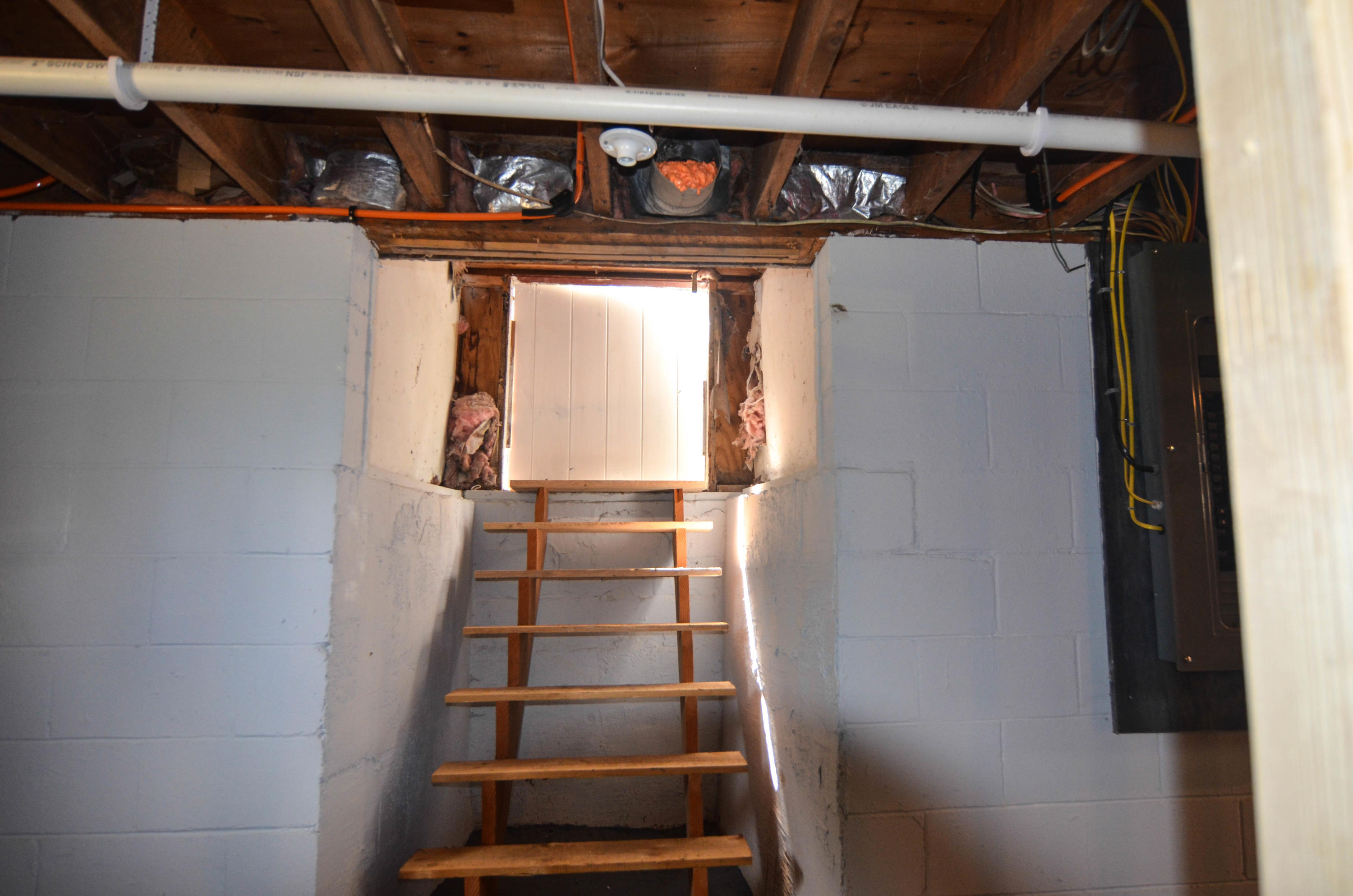81 Staples Road Limington, ME 04049 - Photo 29 of 39 Stairs to the bulkhead