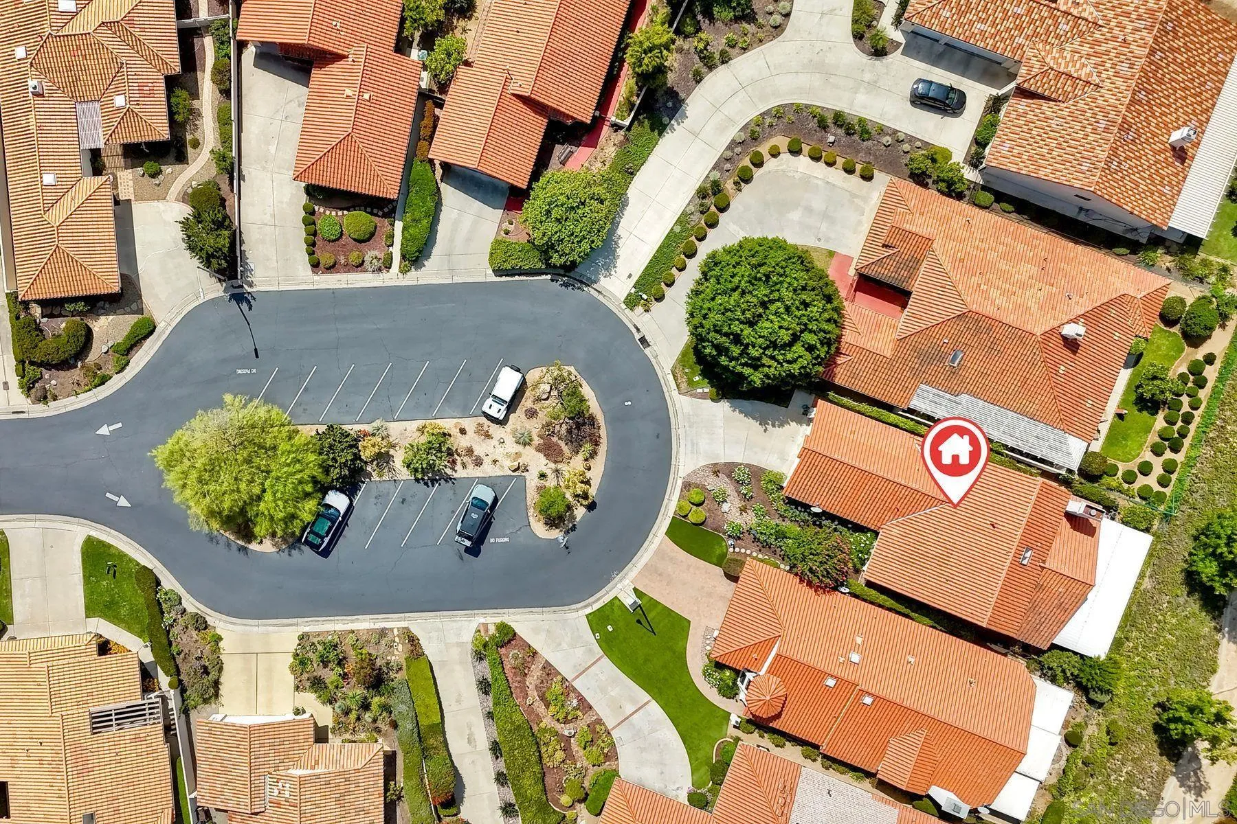 1089 Ridge Heights Drive Fallbrook, CA 92028 - Photo 32 of 42 an aerial view of a house with a swimming pool