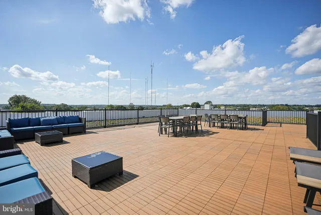 a outdoor view with a sitting space