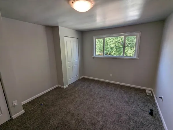 a view of room with window