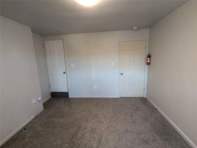 a view of an empty room