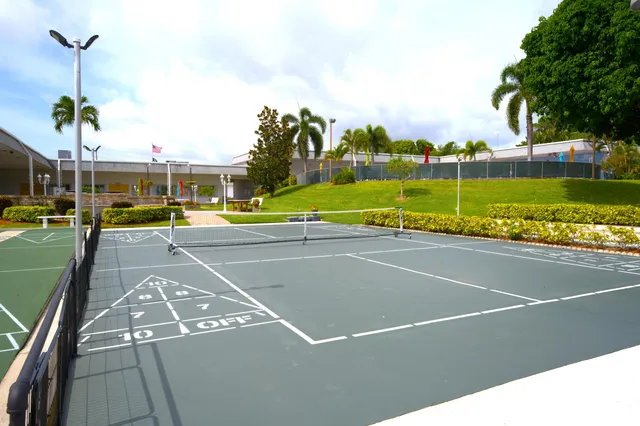 a view of a tennis court