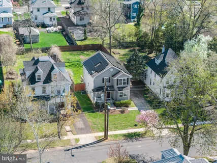 a aerial view of a house