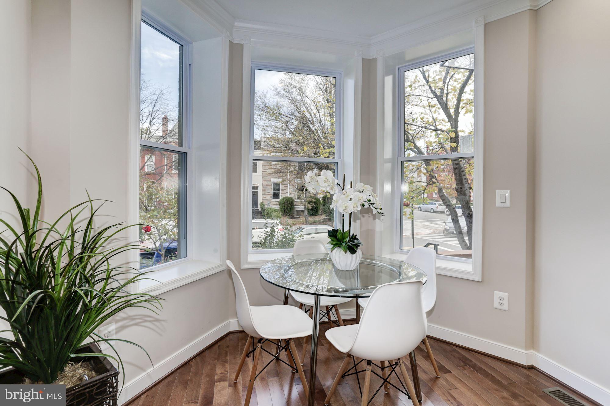 59 R Street Northeast, Unit 1 Washington, DC 20002 - Photo 3 of 40 a living room with furniture and a potted plant