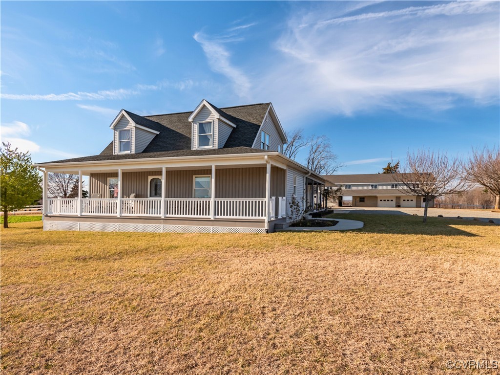1211 Hunting Creek Road Nathalie, VA 24577 - Photo 20 of 50 Secondary home with covered front porch