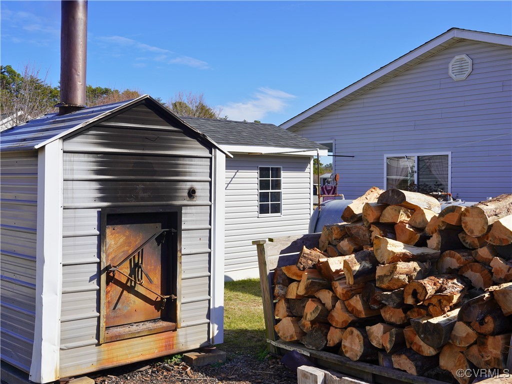 1211 Hunting Creek Road Nathalie, VA 24577 - Photo 35 of 50 Wood boiler servicing both homes