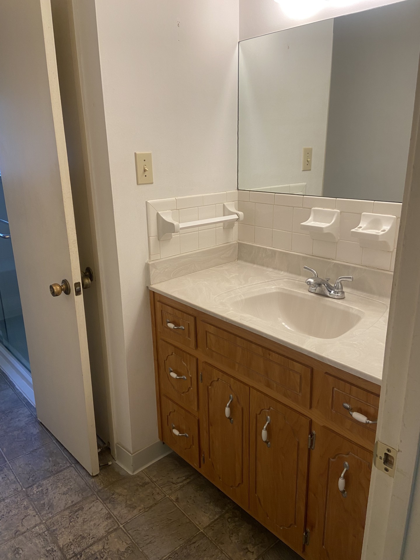 2169 Post Road Clarksville, TN 37043 - Photo 8 of 14 a bathroom with a sink and a mirror