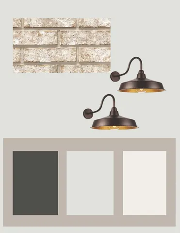 an aerial view of a house with a yard and lake view