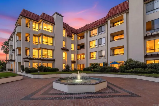 a front view of a building