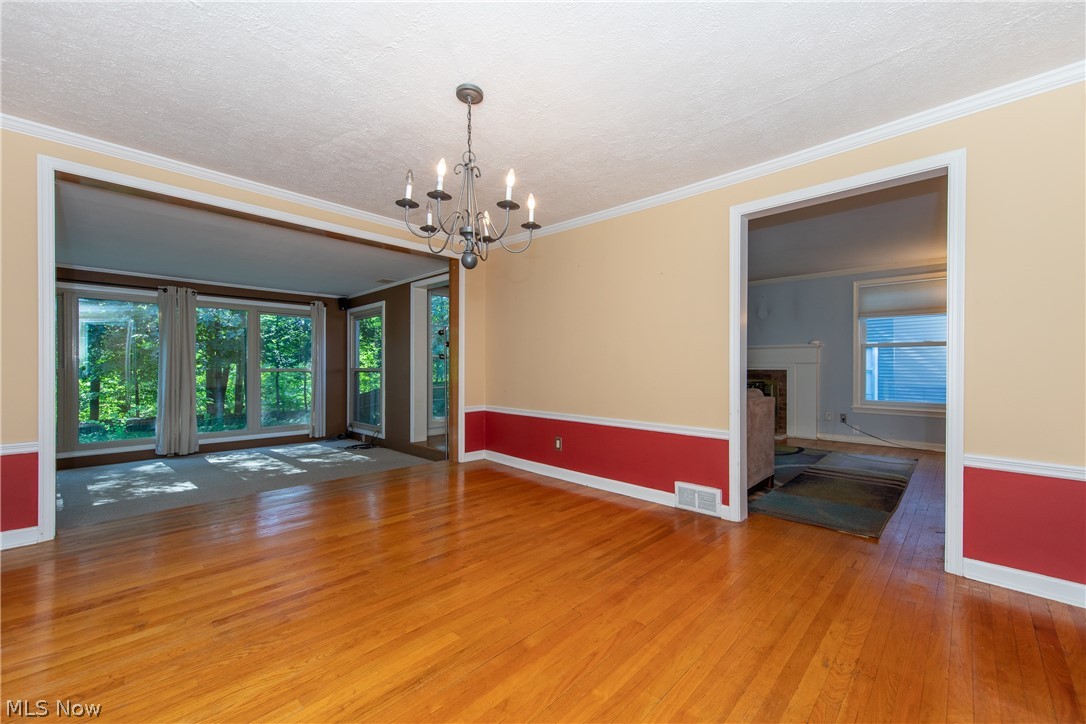 2046 Temblethurst Road South Euclid, OH 44121 - Photo 10 of 35 The spacious Dining Room with the Family Room in the backgorund