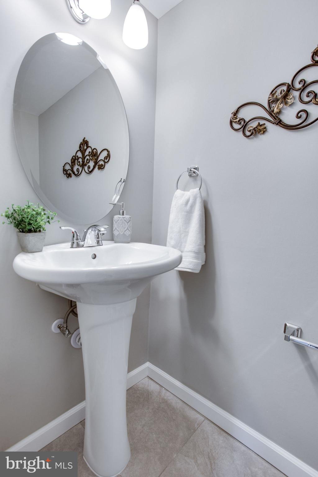 New Toilet in Powder Room