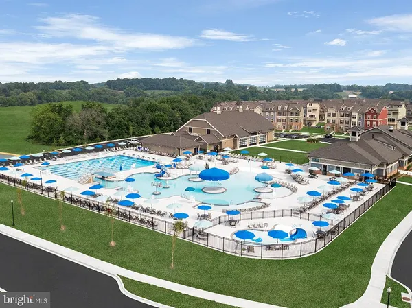 a front view of a building