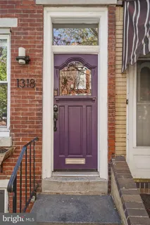 a view of front door of house