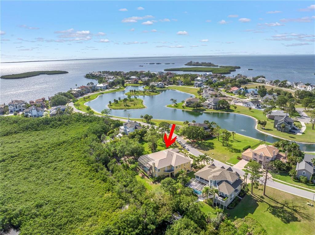 2101 North Pointe Alexis Drive, Unit 1 Tarpon Springs, FL 34689 - Photo 60 of 63 an aerial view of a city