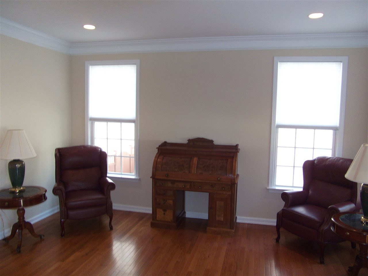 2993 Rolling Hill Road Durham, NC 27705 - Photo 5 of 25 Hardwood Floors and plenty of light with 2 piece "Crown Molding". Formal Living or Office area