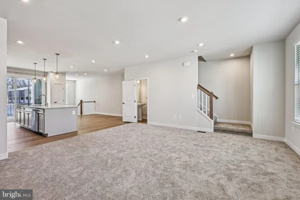 a view of empty room