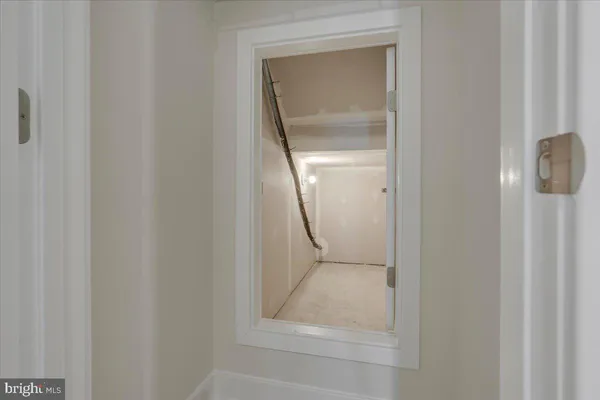 a view of an empty room