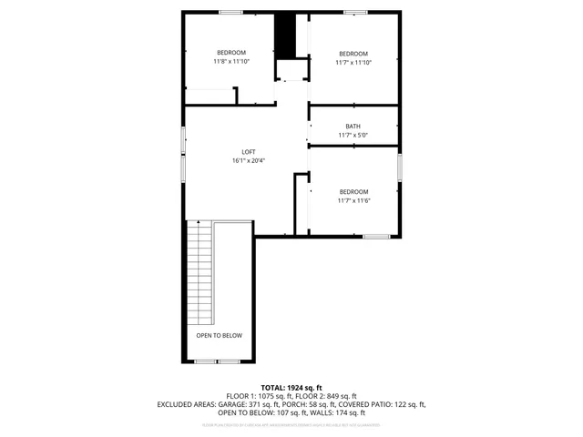 a picture of a room with a floor plan