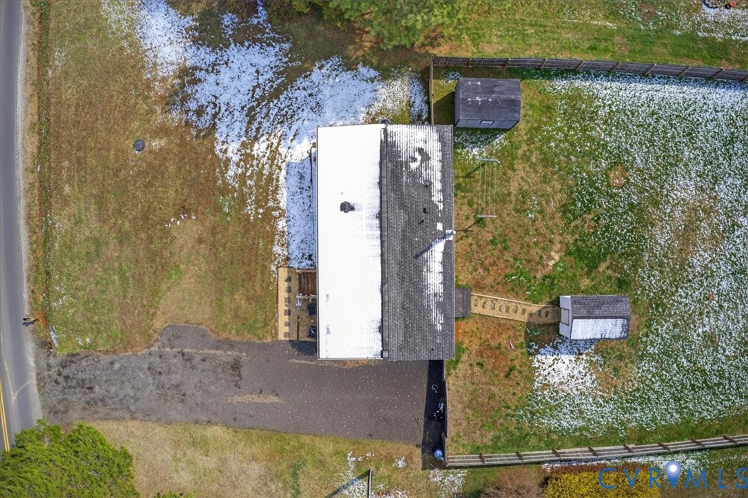 8427 Pamunkey Road Spotsylvania, VA 22551 - Photo 46 of 50 a aerial view of a house with a yard