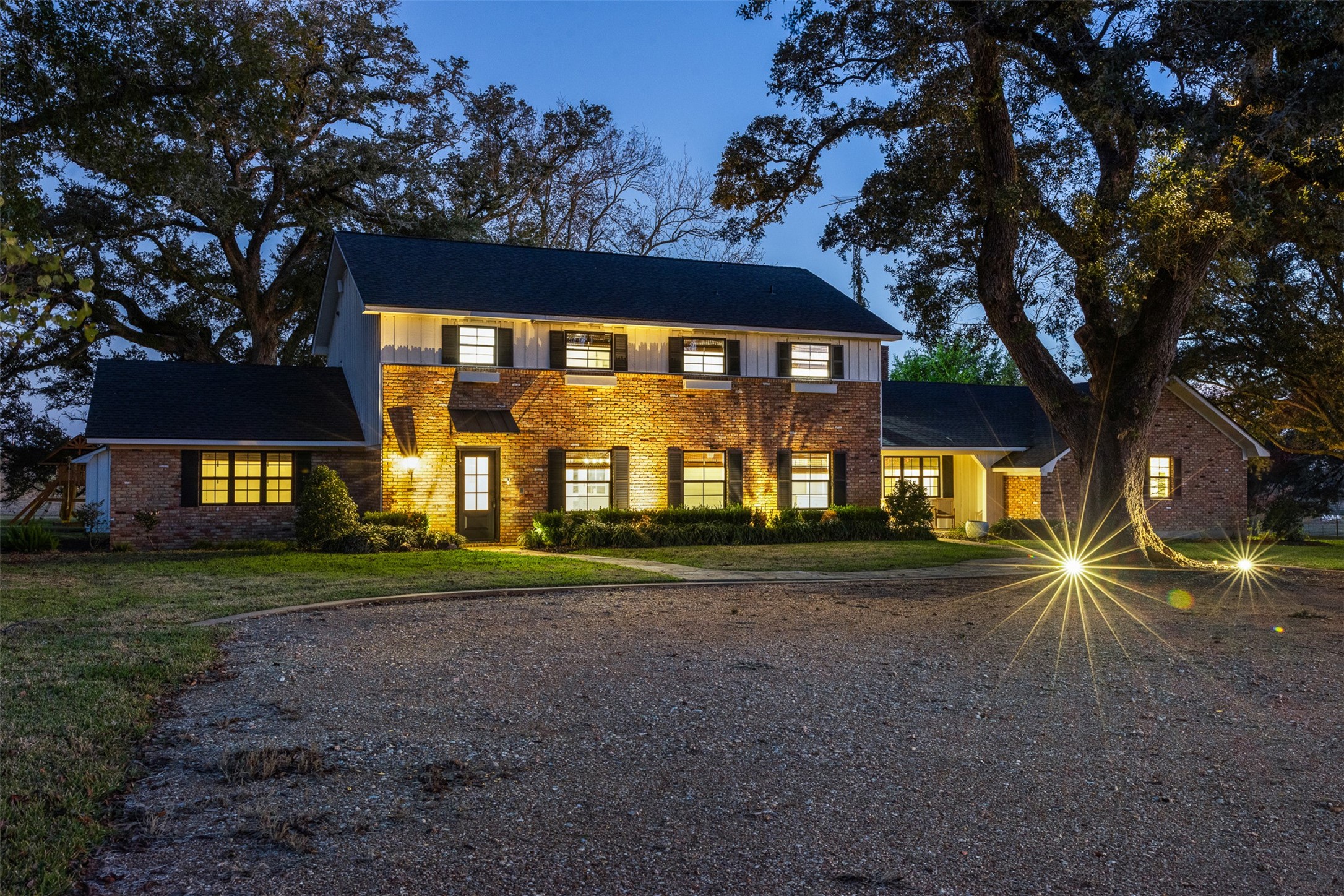 351 Pleasant Hill School Road Brenham, TX 77833 - Photo 44 of 46 a front view of a house with a yard