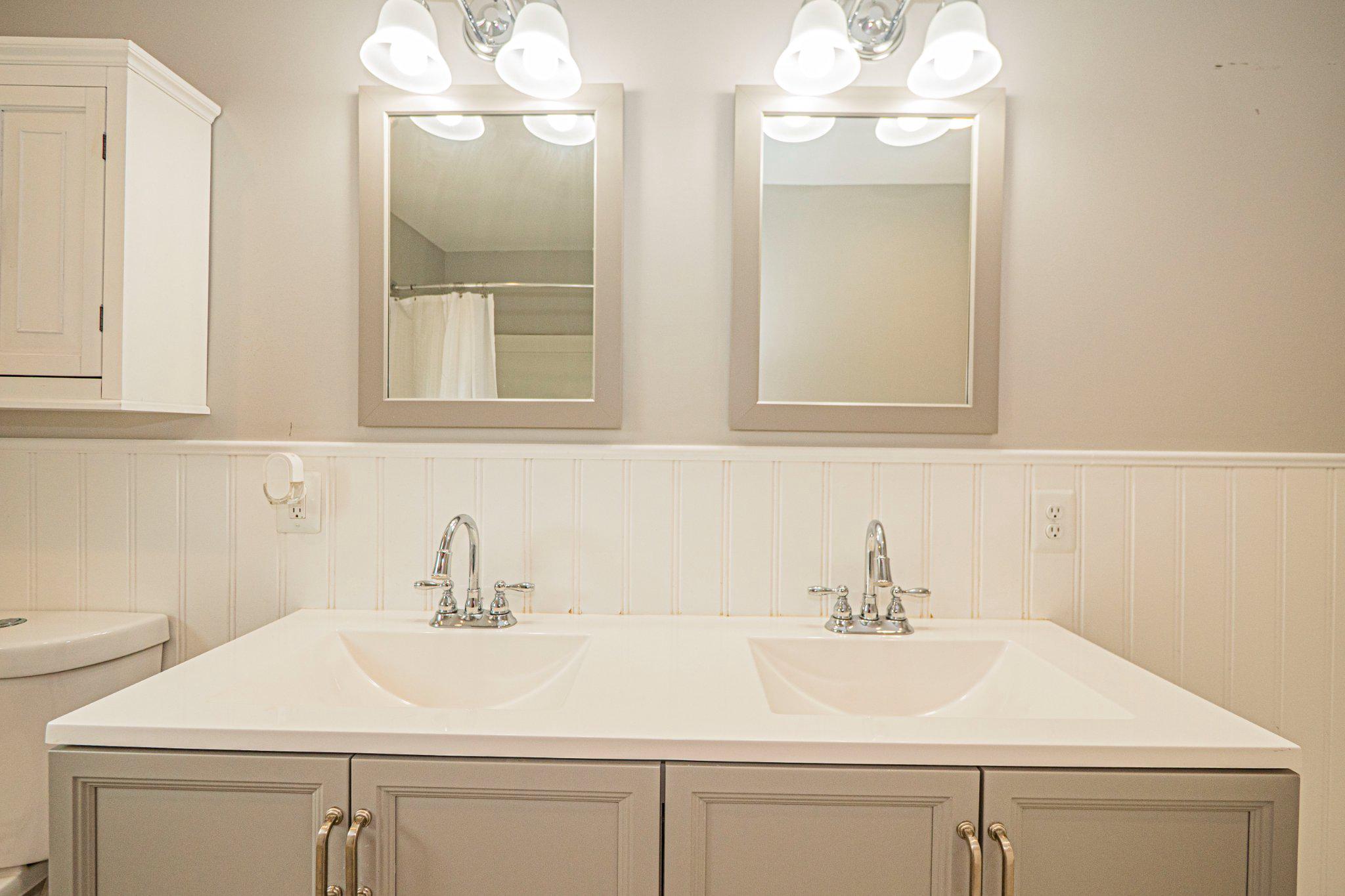 9907 Forge Park Road Perry Hall, MD 21128 - Photo 18 of 36 Elegant dual-sink bathroom retreat.
