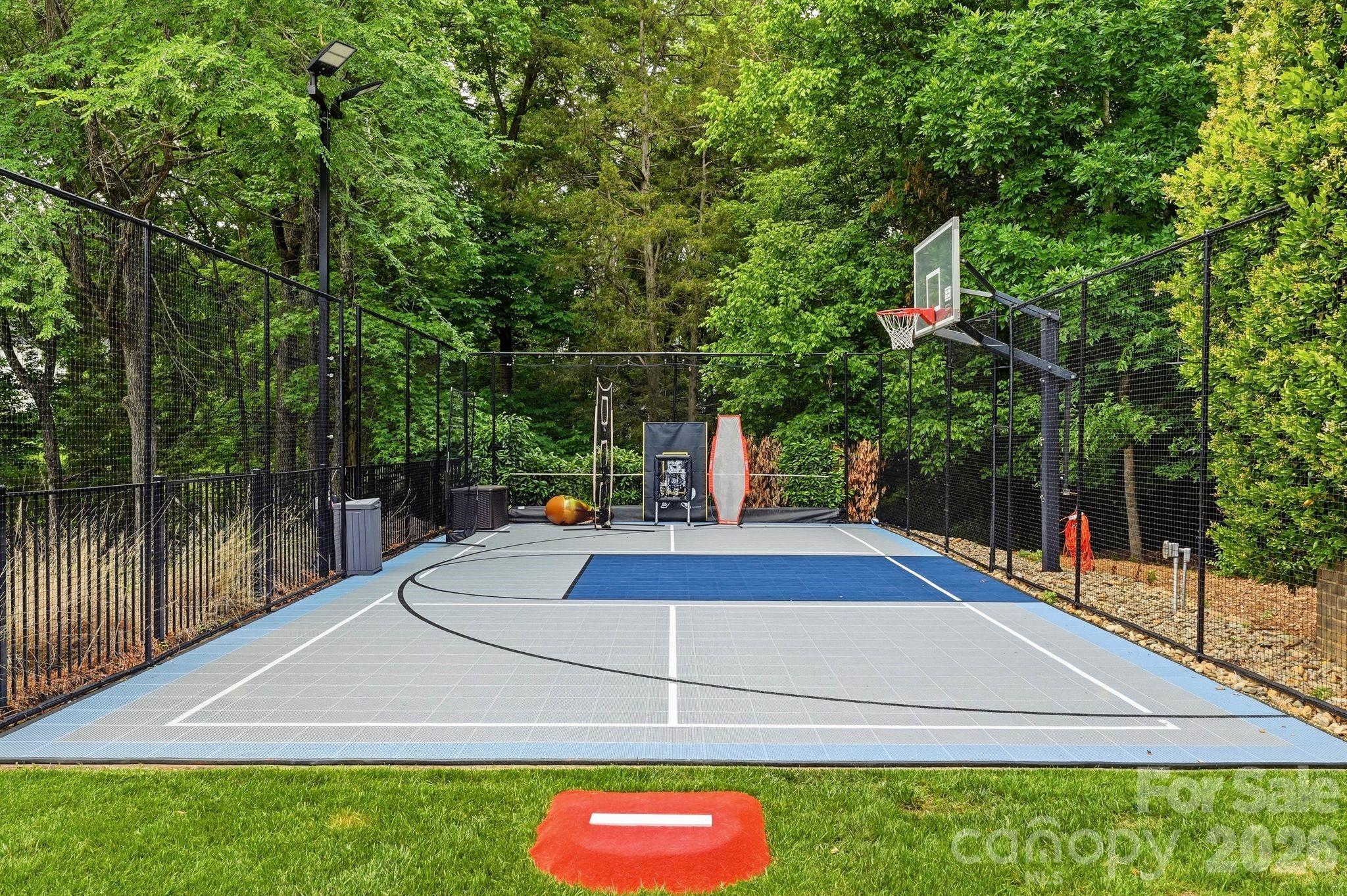 7416 Lee Rea Road Charlotte, NC 28226 - Photo 18 of 48 a view of a tennis court