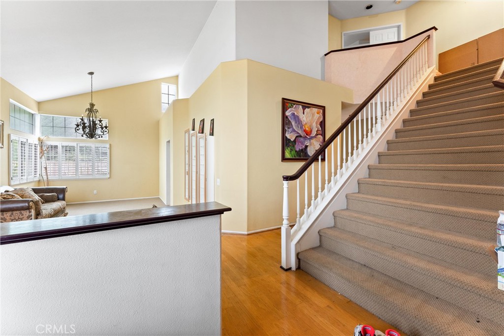 13776 Monteverde Drive Chino Hills, CA 91709 - Photo 2 of 14 a view of entryway and hall with wooden floor
