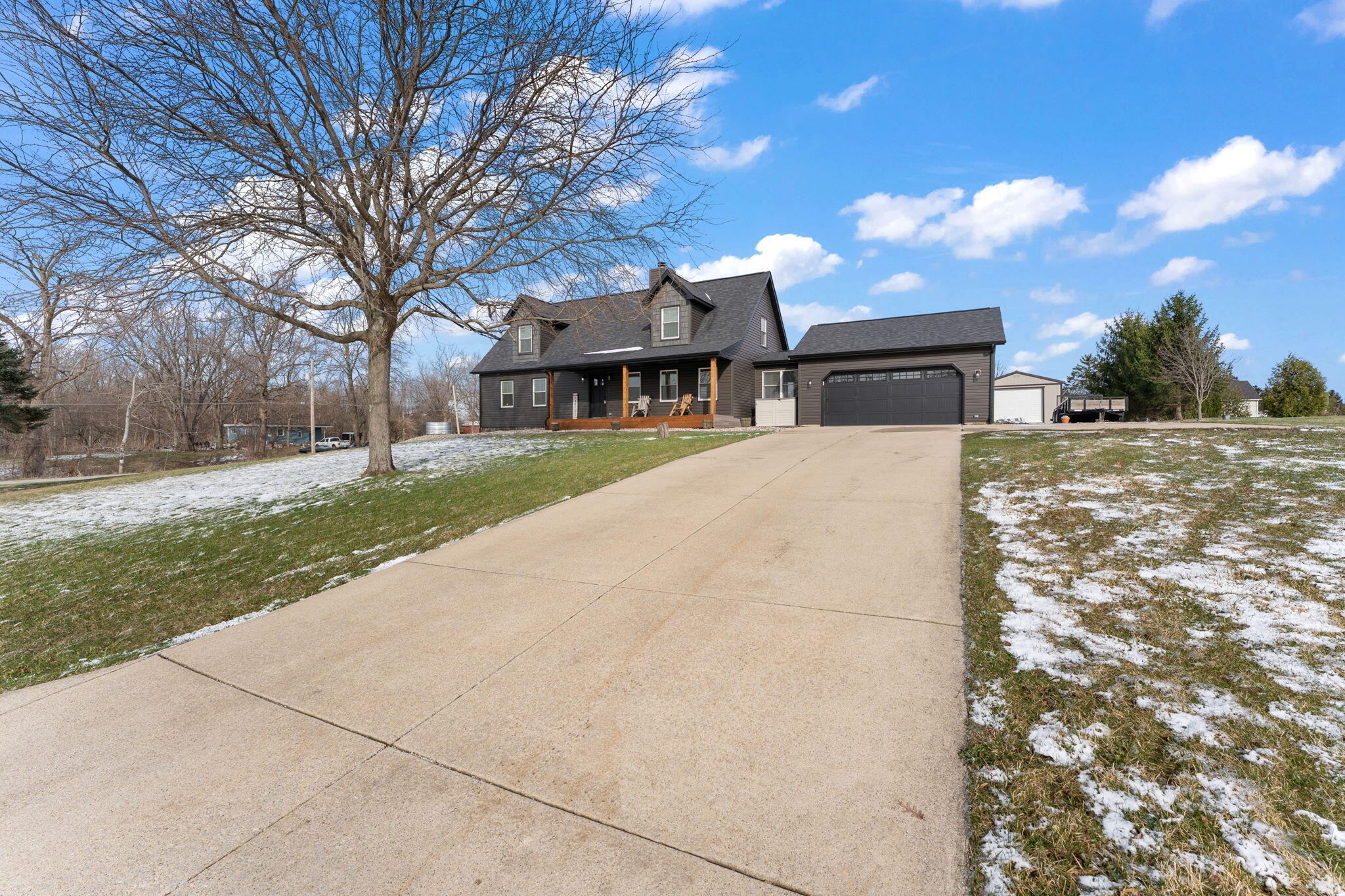 897 Jane Avenue Chesterton, IN 46304 - Photo 39 of 40 a front view of a house with a yard and garage