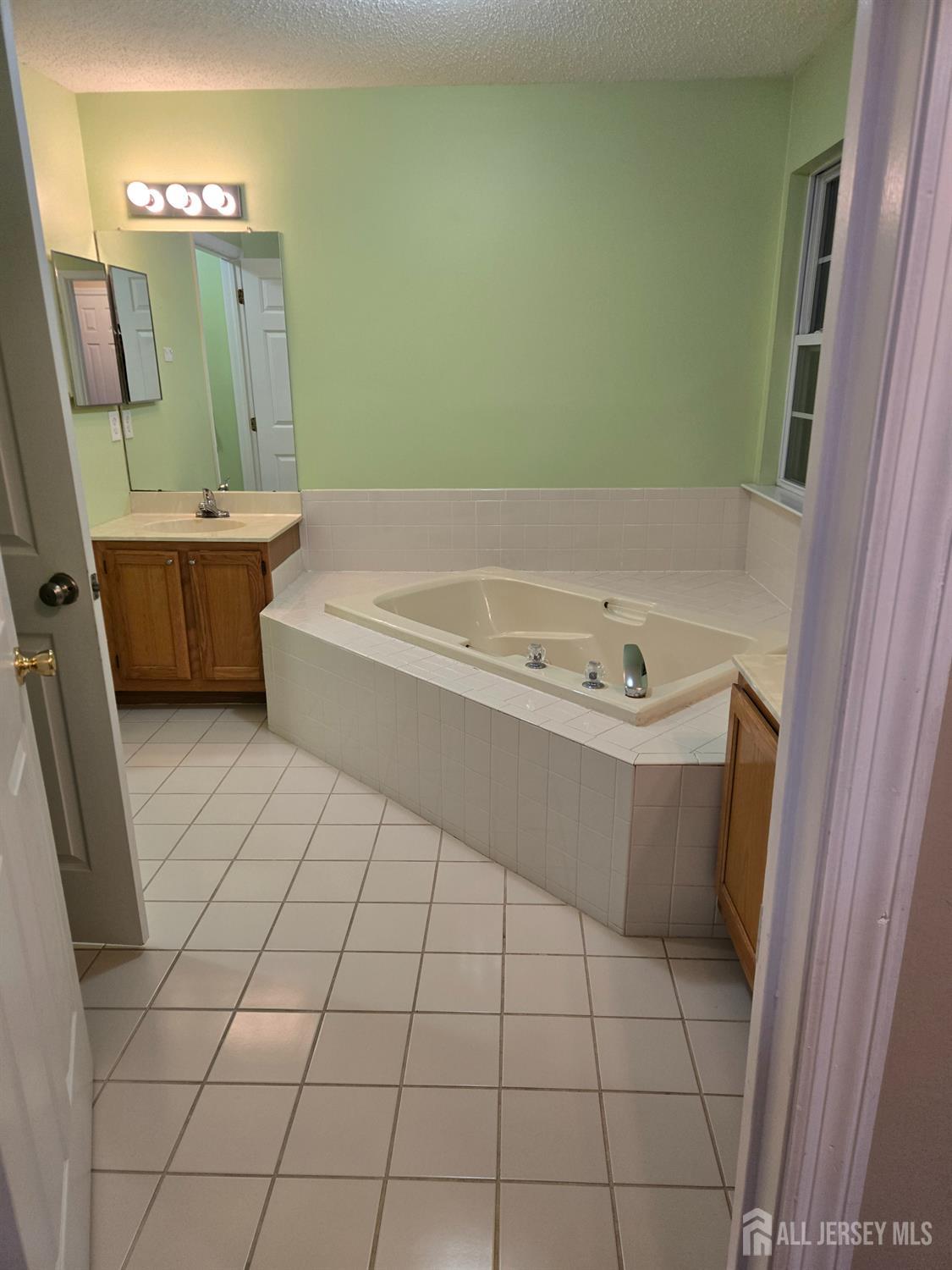 201 Prestwick Way Edison, NJ 08820 - Photo 21 of 21 a bathroom with a bathtub a sink and a mirror