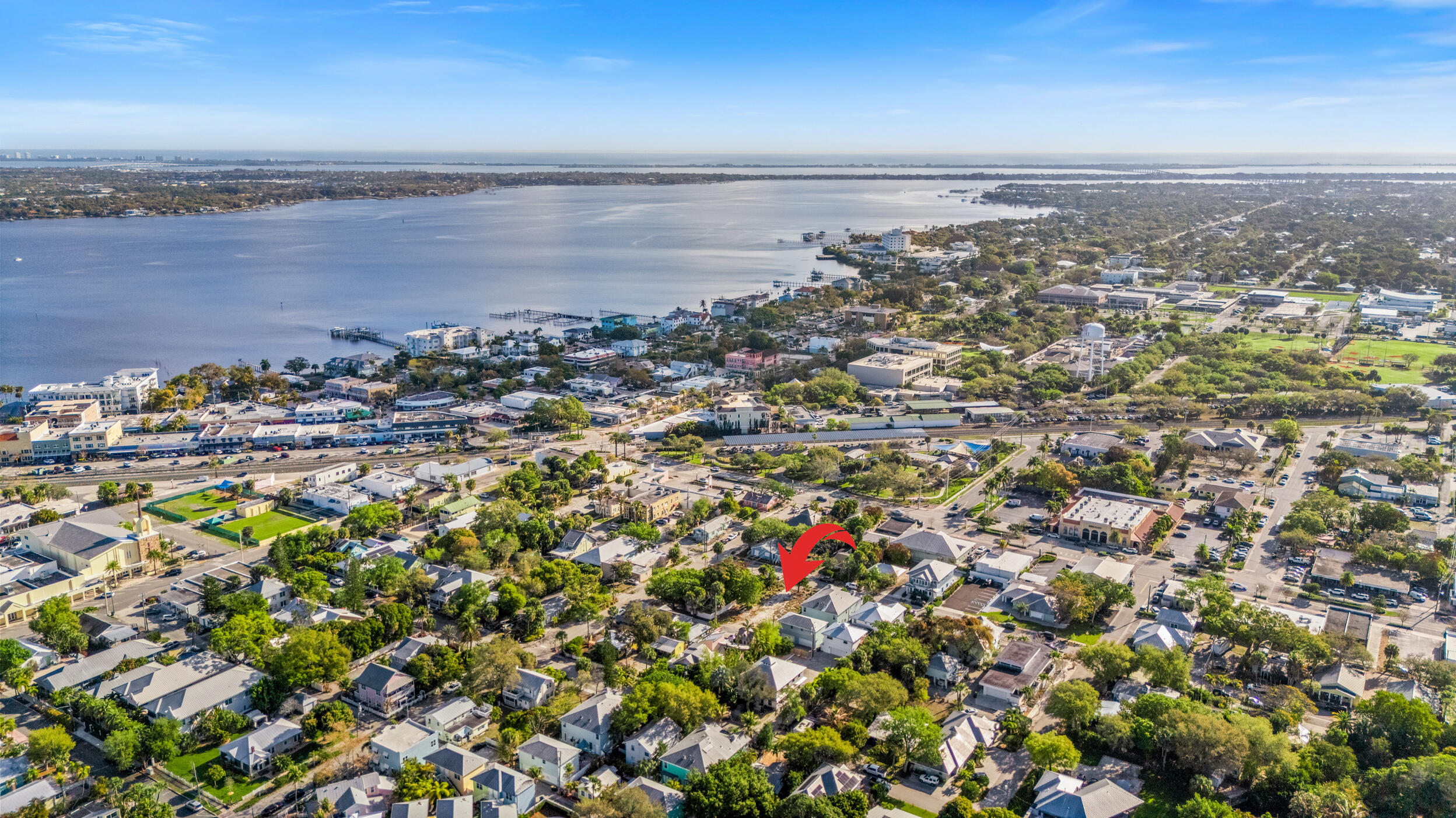 506 Southwest Camden Avenue Stuart, FL 34994 - Photo 12 of 21 an aerial view of multiple house