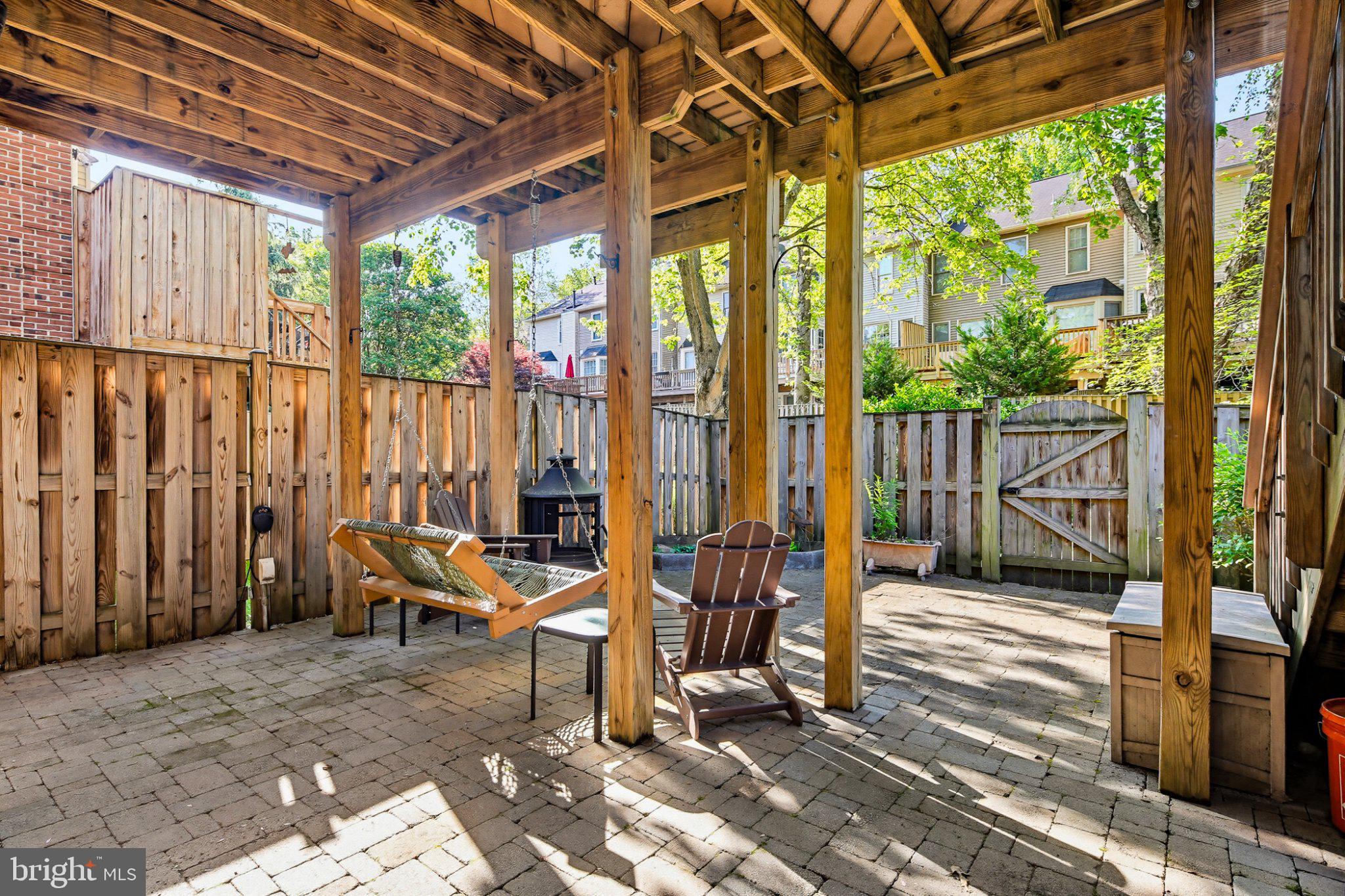 6516 Milva Lane Springfield, VA 22150 - Photo 33 of 35 Charming outdoor retreat with shade.