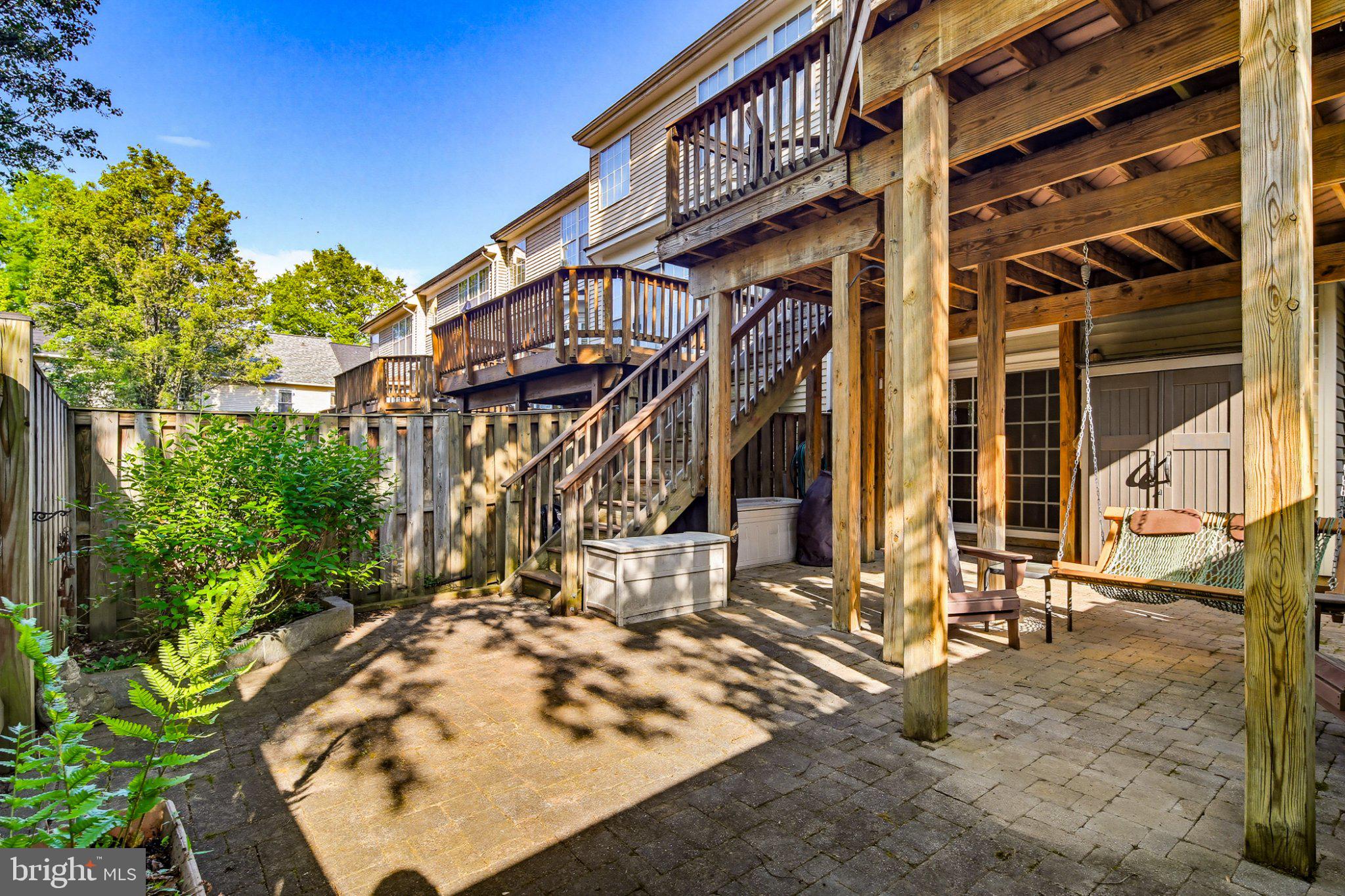 6516 Milva Lane Springfield, VA 22150 - Photo 34 of 35 Charming outdoor retreat with shade.