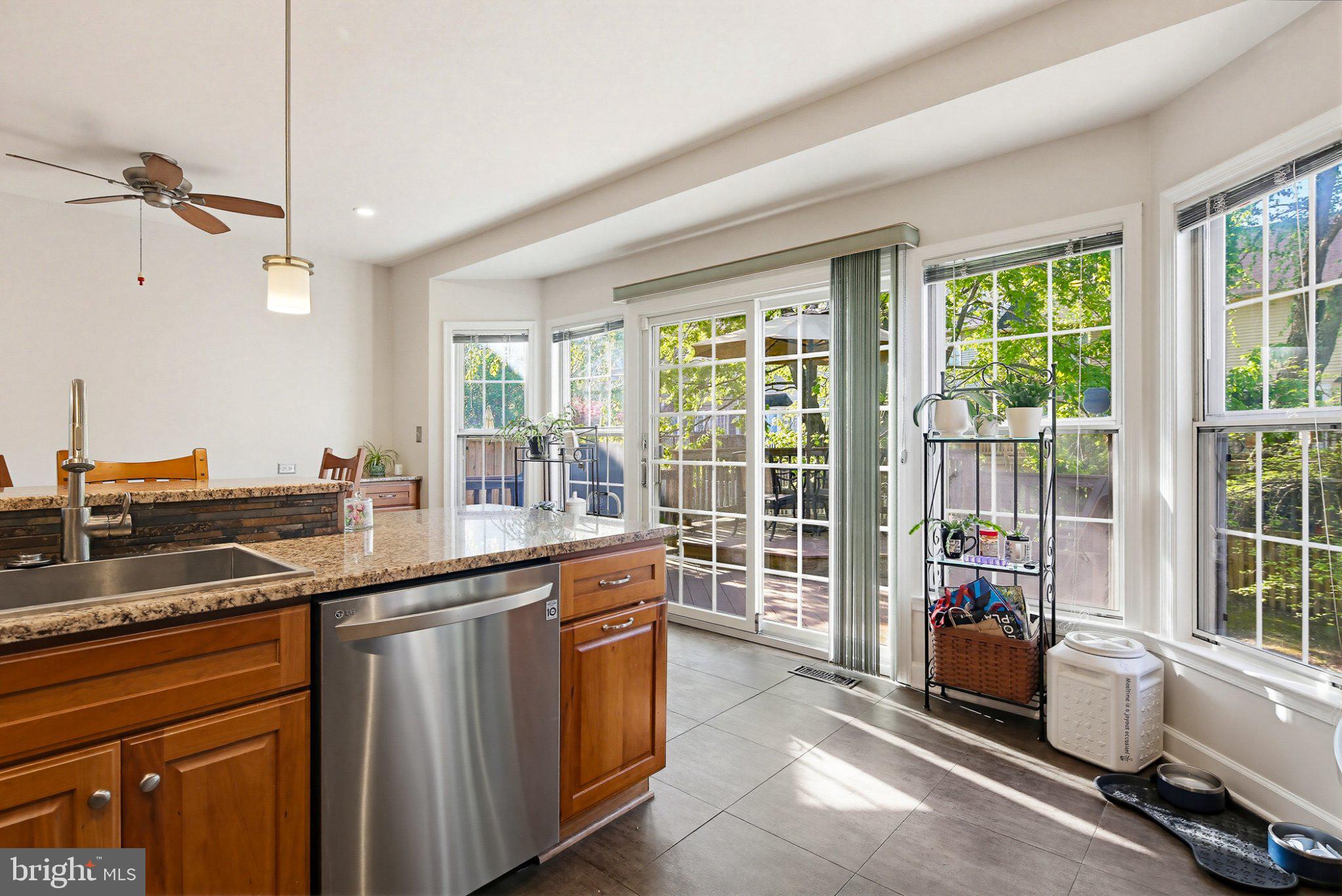 6516 Milva Lane Springfield, VA 22150 - Photo 5 of 35 Bright kitchen with serene outdoor views.