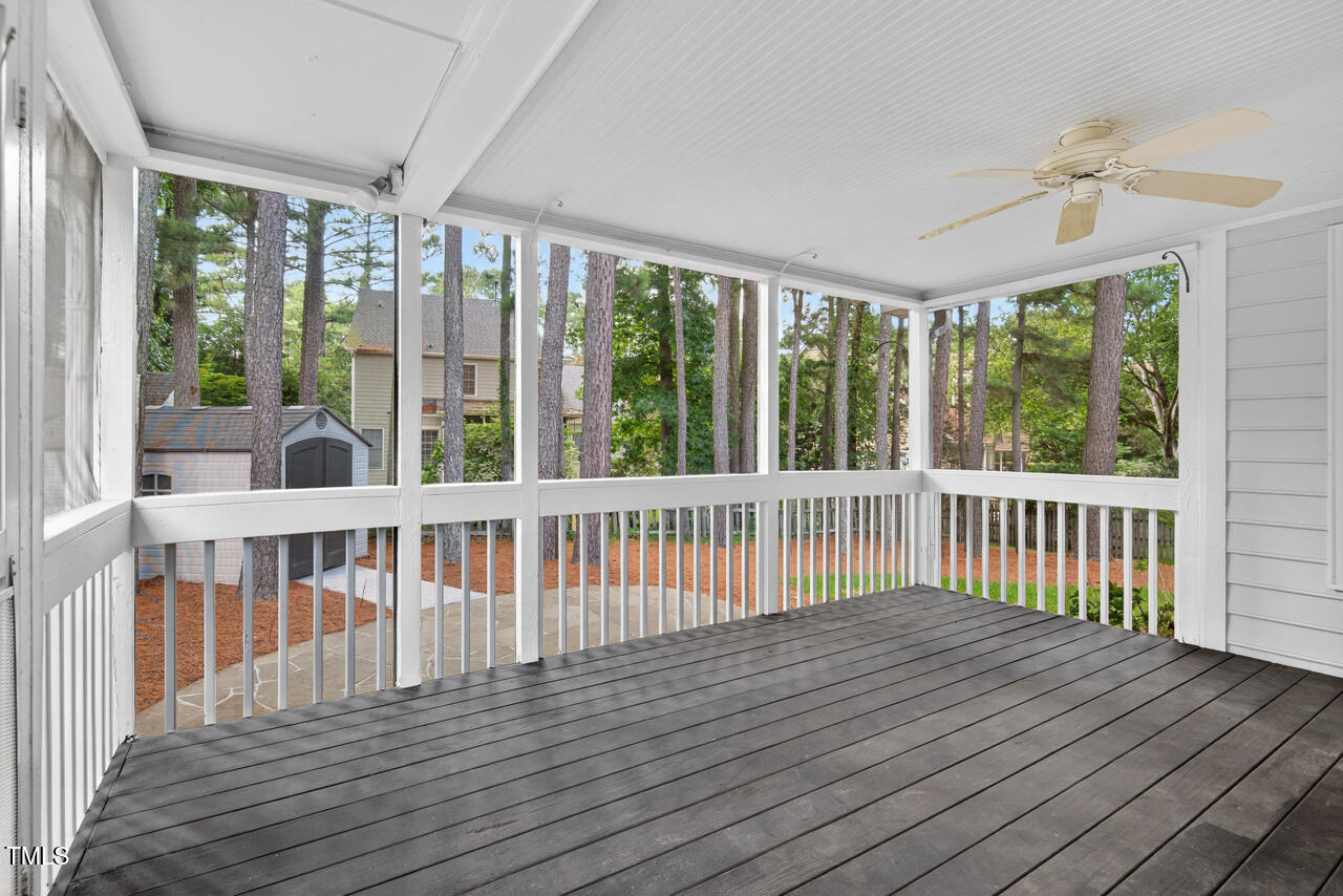 8825 Kirkstall Court Raleigh, NC 27615 - Photo 27 of 49 Screened Porch