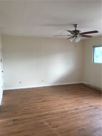 wooden floor in a room