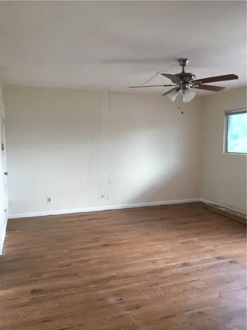 wooden floor in a room