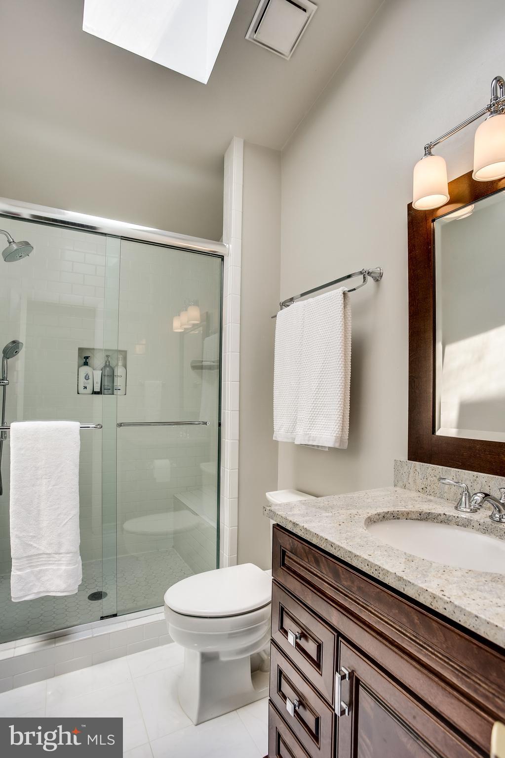 1630 Oak Spring Way Reston, VA 20190 - Photo 44 of 74 New glass shower doors & tile flooring!