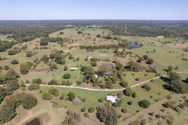 a view of a lake with houses