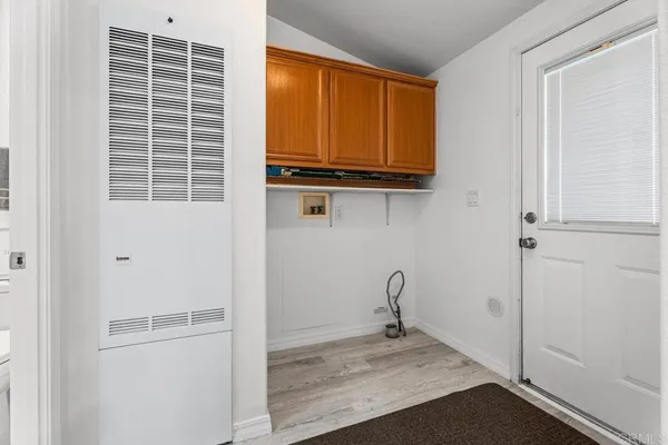 a view of a storage & utility room