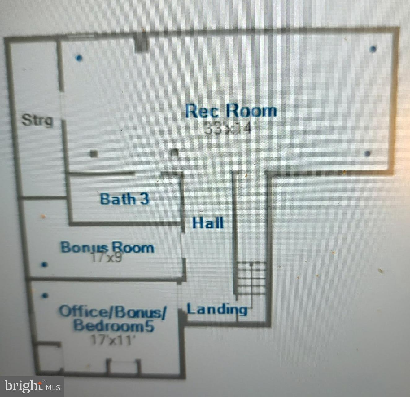 1151 Kersey Road Silver Spring, MD 20902 - Photo 44 of 51 Lower-level layout. Dimensions not guaranteed.