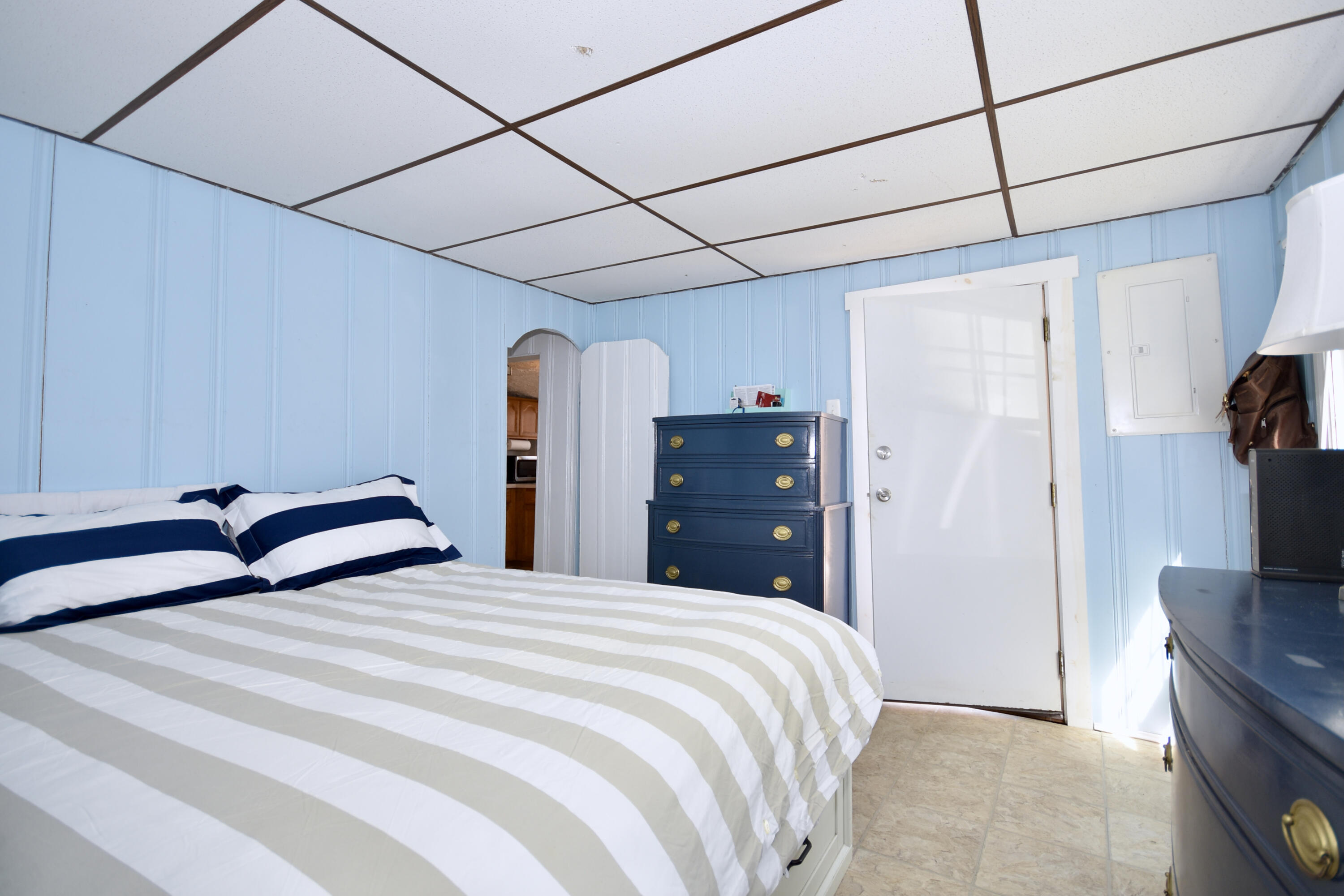 23 Barnes Street Wareham, MA 02571 - Photo 10 of 18 a bedroom with double bed and a closet