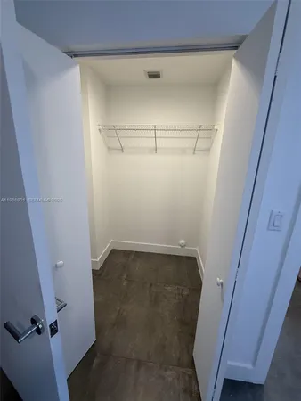 view of a room with door