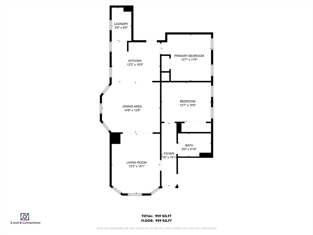 62 Vernal Street, Unit 3 Everett, MA 02149 - Photo 26 of 26 a picture of a floor plan