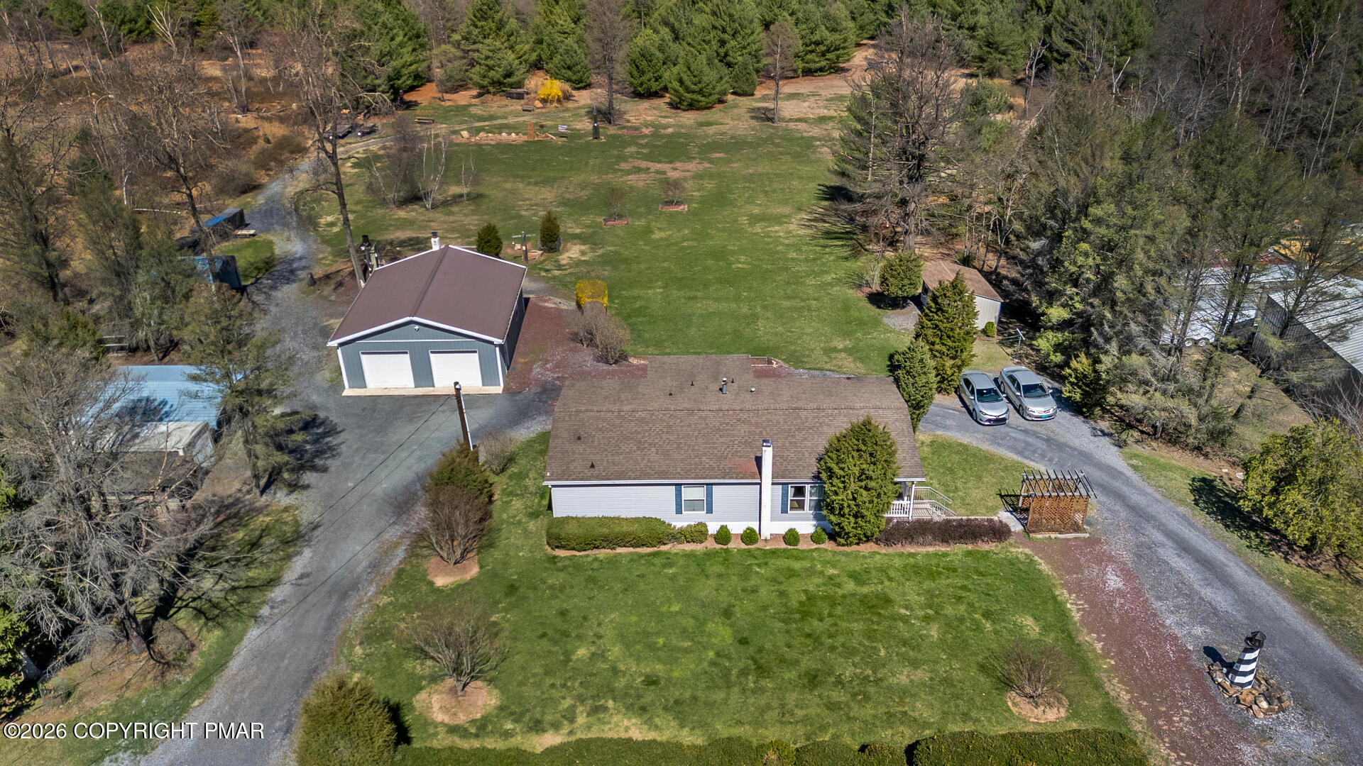 530 West Sunset Road Lehighton, PA 18235 - Photo 2 of 59 an aerial view of a house with outdoor space