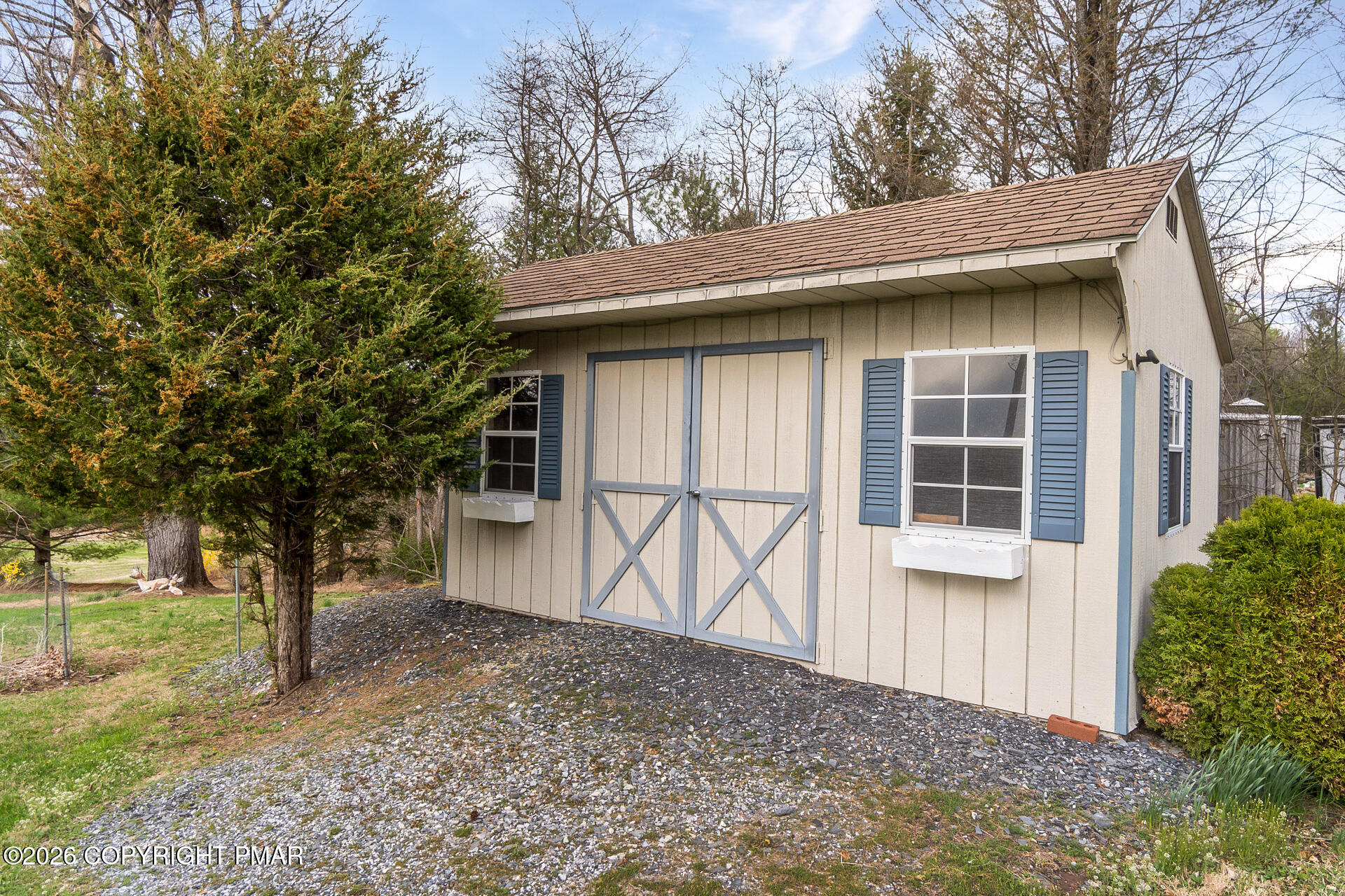 530 West Sunset Road Lehighton, PA 18235 - Photo 22 of 59 a view of house with trees in the background